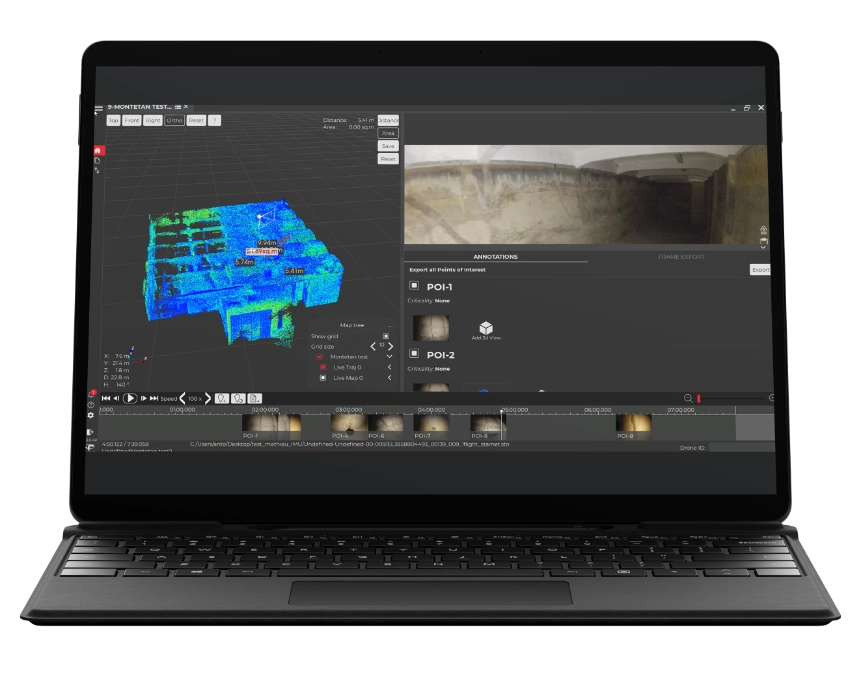 Flyability Inspector - program do raportowania inspekcji dronem Elios.